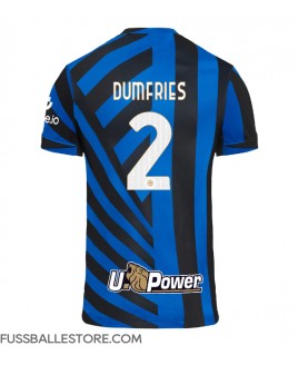 Günstige Inter Milan Denzel Dumfries #2 Heimtrikot 2024-25 Kurzarm